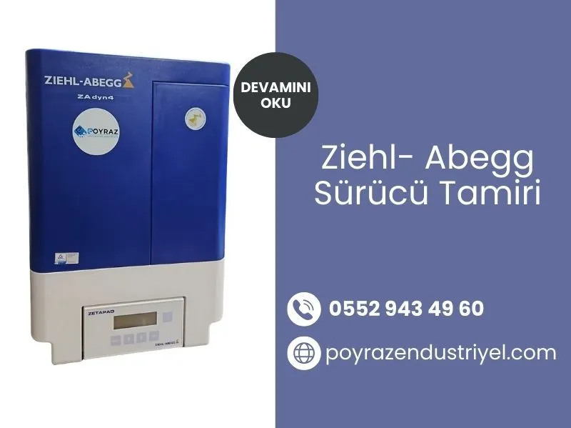 Ziehl Abegg Sürücü Tamiri